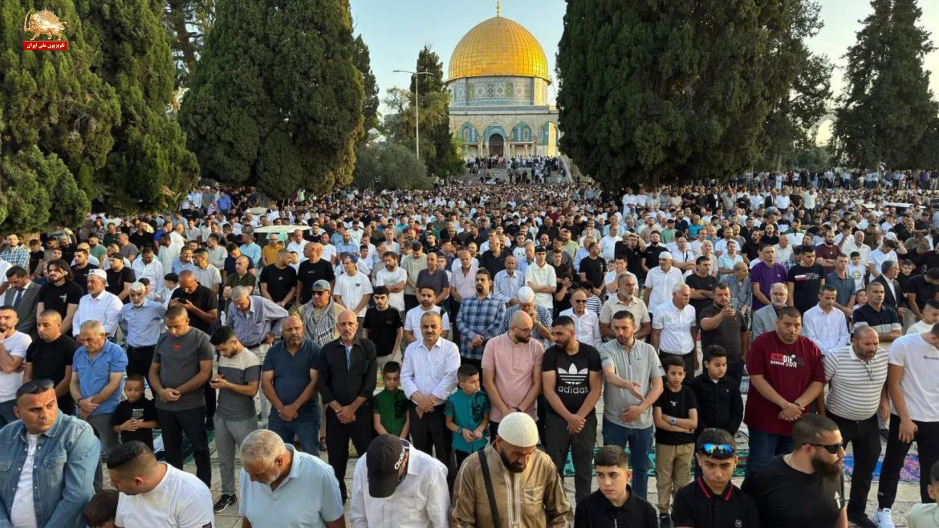 نمازعید قربان در مسجد الاقصی