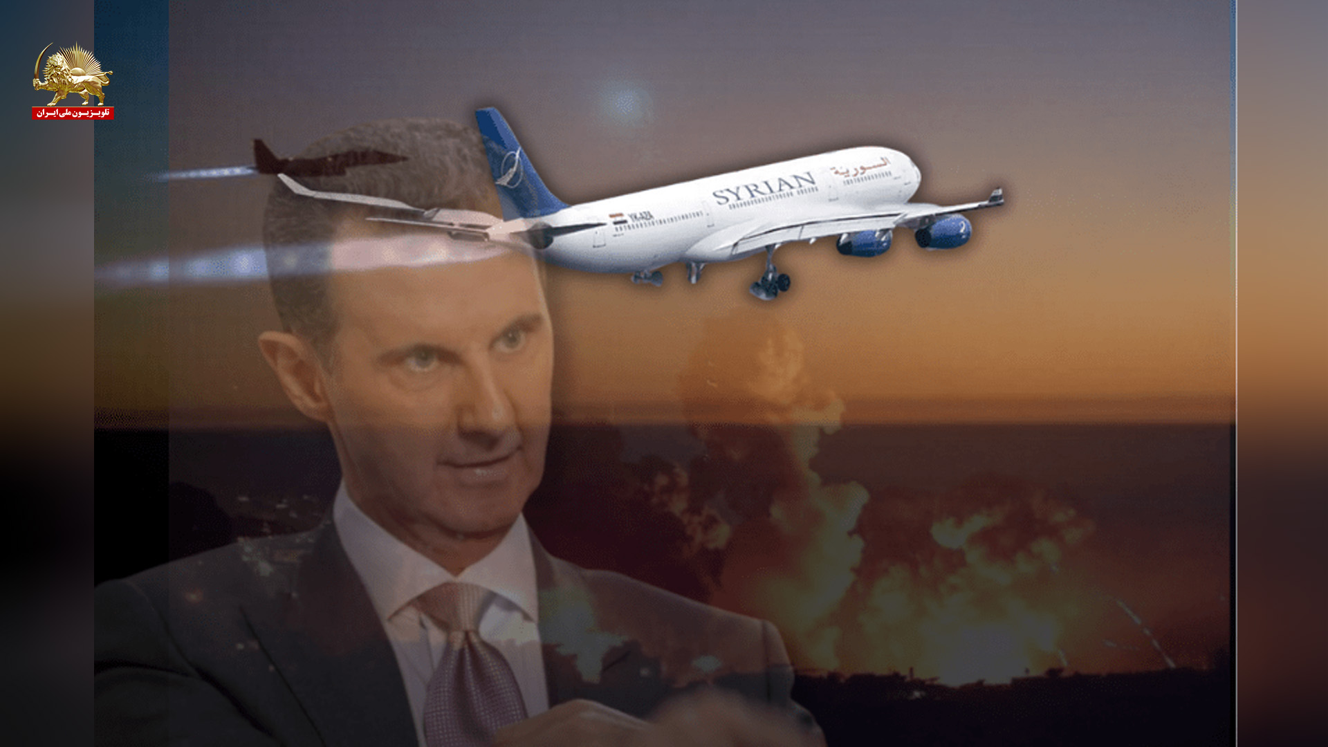 بشار اسد دمشق را ترک کرد