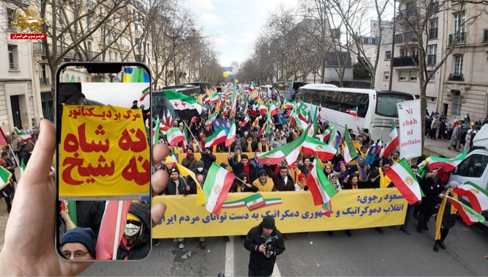 تصاویرجدید تظاهرات ایرانیان آزاده در پاریس۲