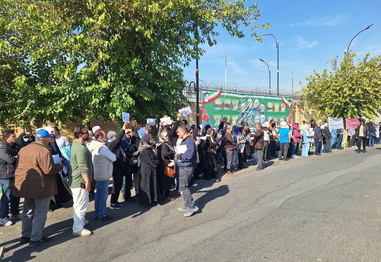 تجمع اعتراضی  اعضای برج های انتظامی  ارتش