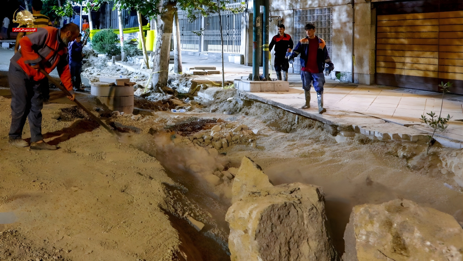 فرونشست زمین در ولیعصر۱۴