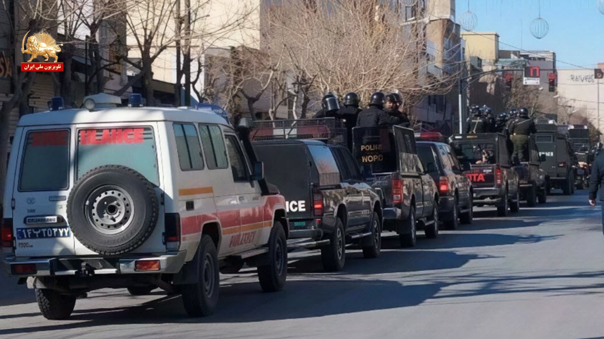 سان تلگراف در رابطه با سرکوب