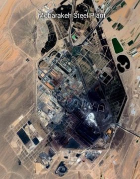 تصاویری از حمله به هر سه تاسیسات فولاد  اصفهان-