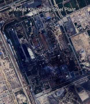 تصاویری از حمله به هر سه تاسیسات فولاد خوزستان و مبارکه- (1)