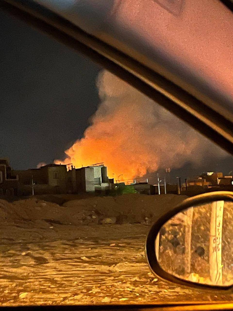 حملات موشکی در کاشان