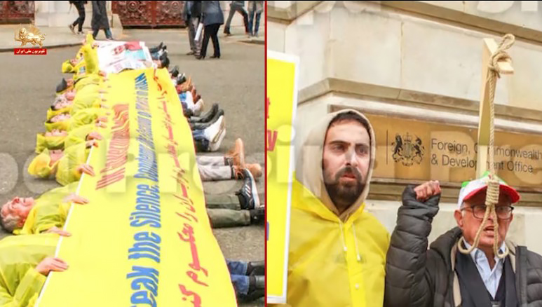 اعتراض ایرانیان در لندن و واشنگتن