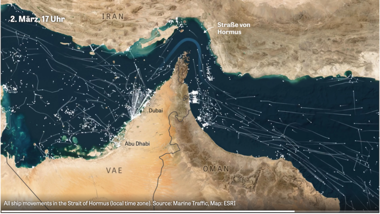 ترافیک تنگه هرمز