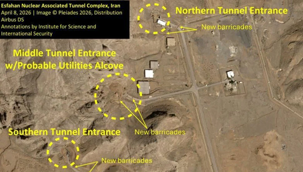 تصویر ماهواره&zwnj;یی از سایت هسته&zwnj;یی اصفهان