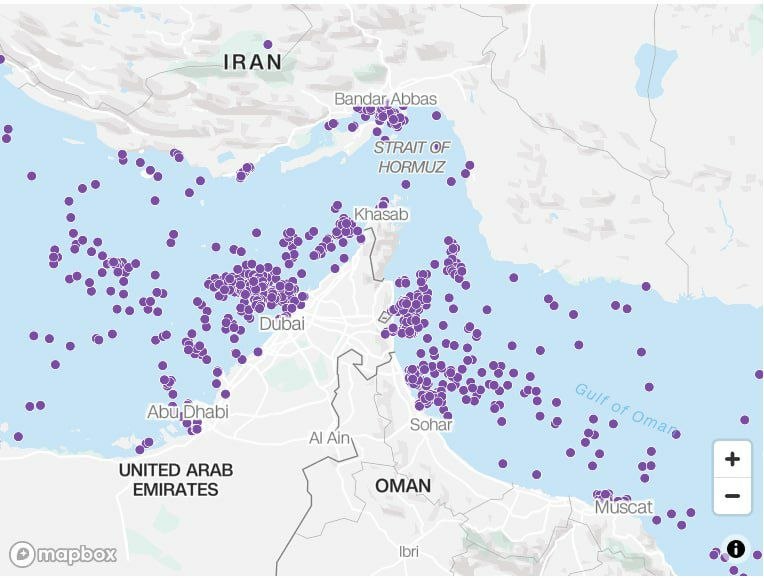 تنگه هرمز الان