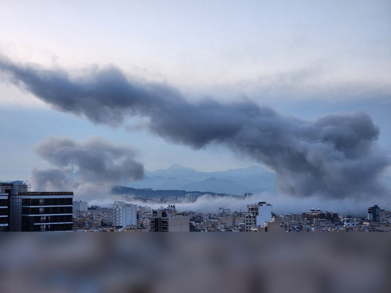 لایه های دود