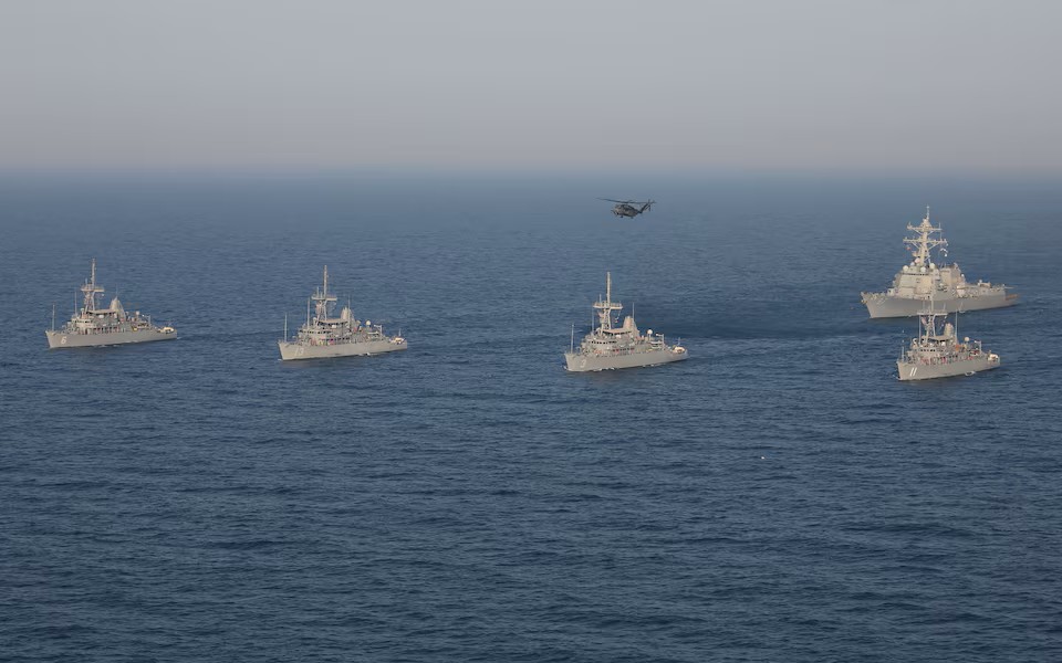 مین روب مانور در دریای عرب۲۰۱۹