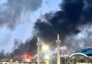 وقوع چندین انفجار در منطقه مصلی&zwnj; تهران!